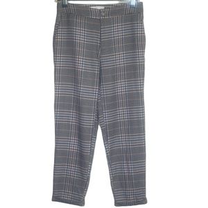 Anthropologie Houndstooth Size 2 Plaid Trouser